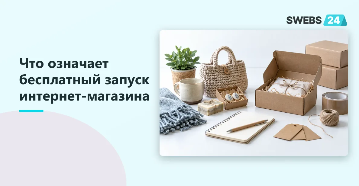 Иллюстрация: Бесплатный запуск интернет-магазина: условия и ручные работы