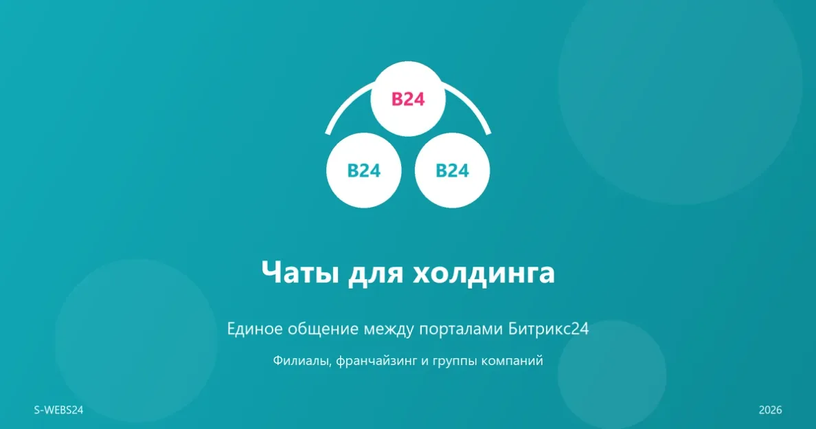 Межпортальные чаты Битрикс24: единое общение для холдингов и групп компаний