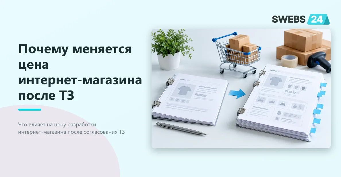 Иллюстрация: Почему меняется цена интернет-магазина после ТЗ