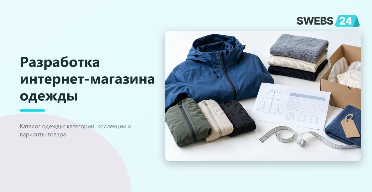 Иллюстрация: Разработка интернет-магазина одежды: размеры, вариации и возвраты