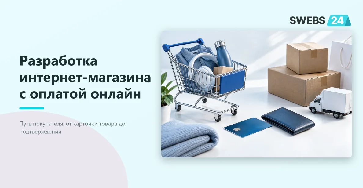 Иллюстрация: Разработка интернет-магазина с оплатой онлайн