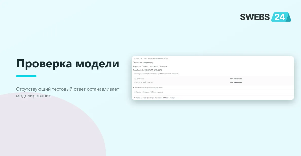 Моделирование остановлено из-за отсутствующего ответа внешнего блока