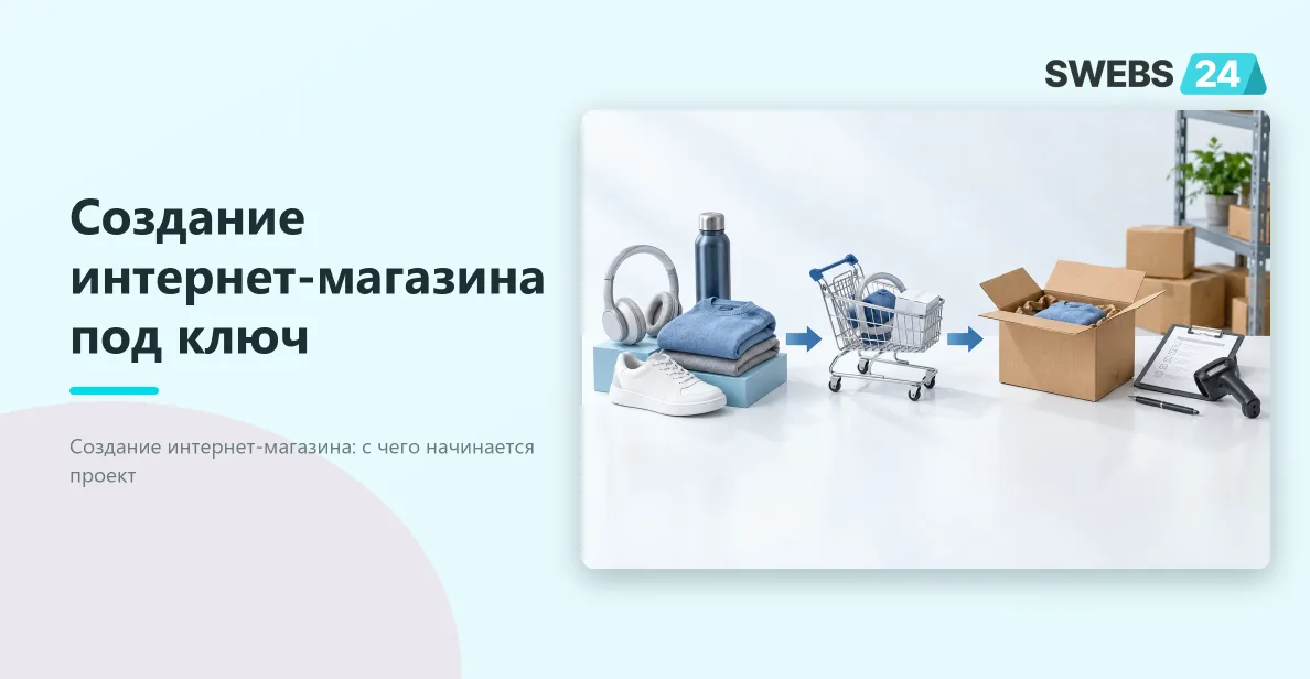 Иллюстрация: Создание интернет-магазина под ключ: состав работ и границы