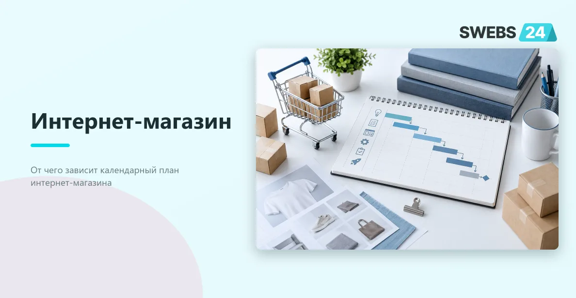 Иллюстрация: Срок создания интернет-магазина: календарный план