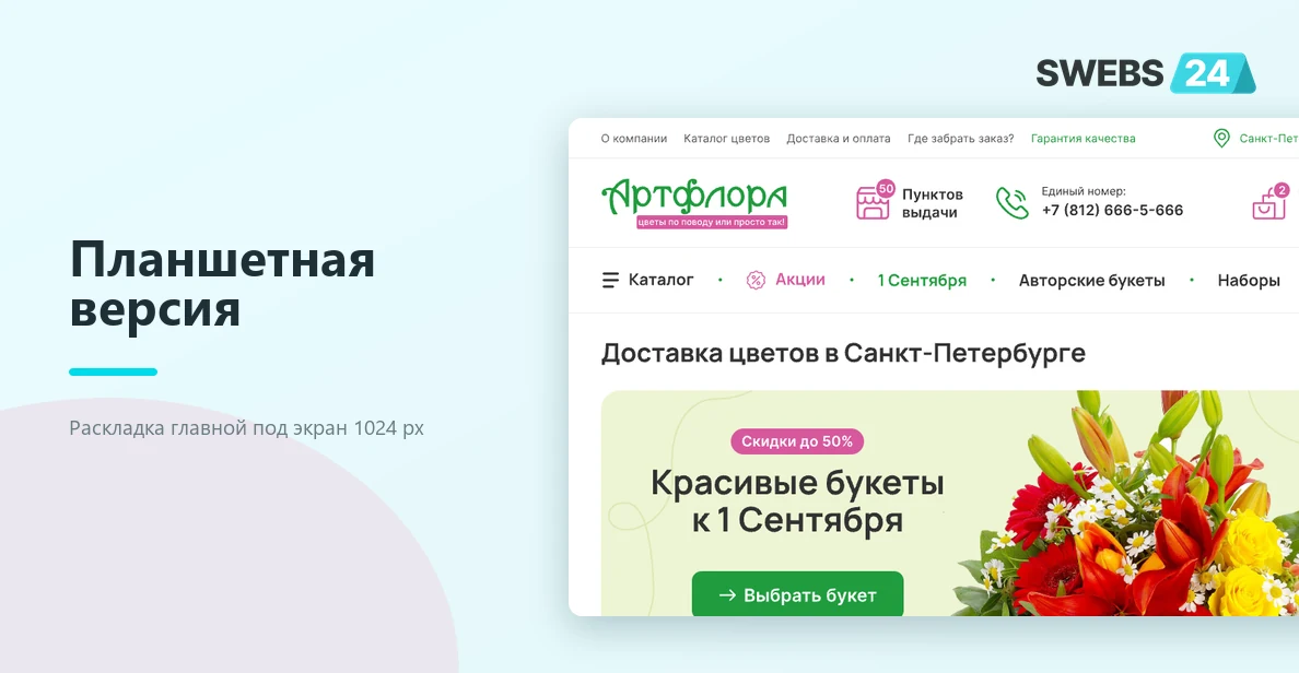 Планшетная раскладка